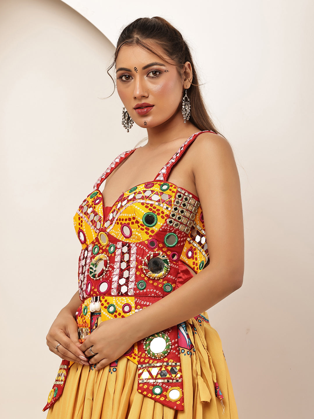 Navratri Multicolour with Skirt