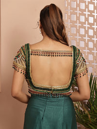 Jewel Green Blouse