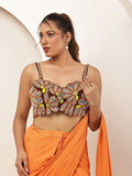 Orange Bloom Blouse