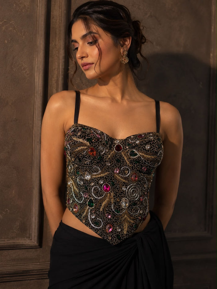 All Jewel Corset Blouse