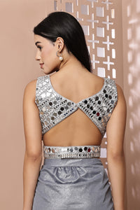 Waist Cut Silver Mirror