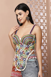 Navratri Multi Beads Blouse