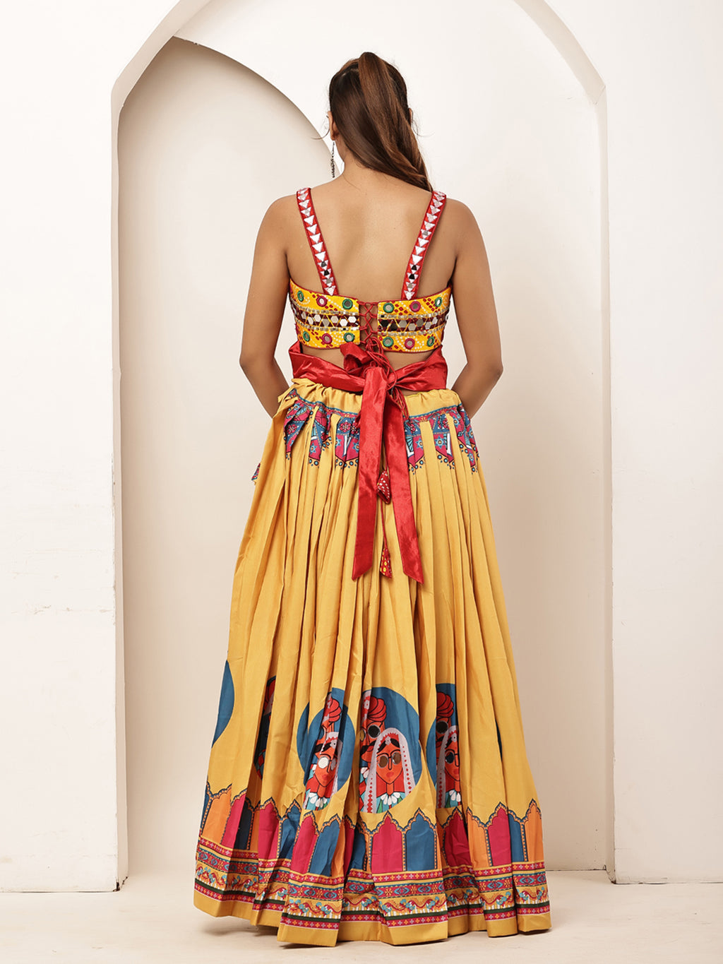 Navratri Multicolour with Skirt