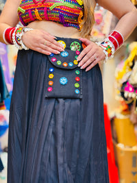 Navratri Phone Belt Black