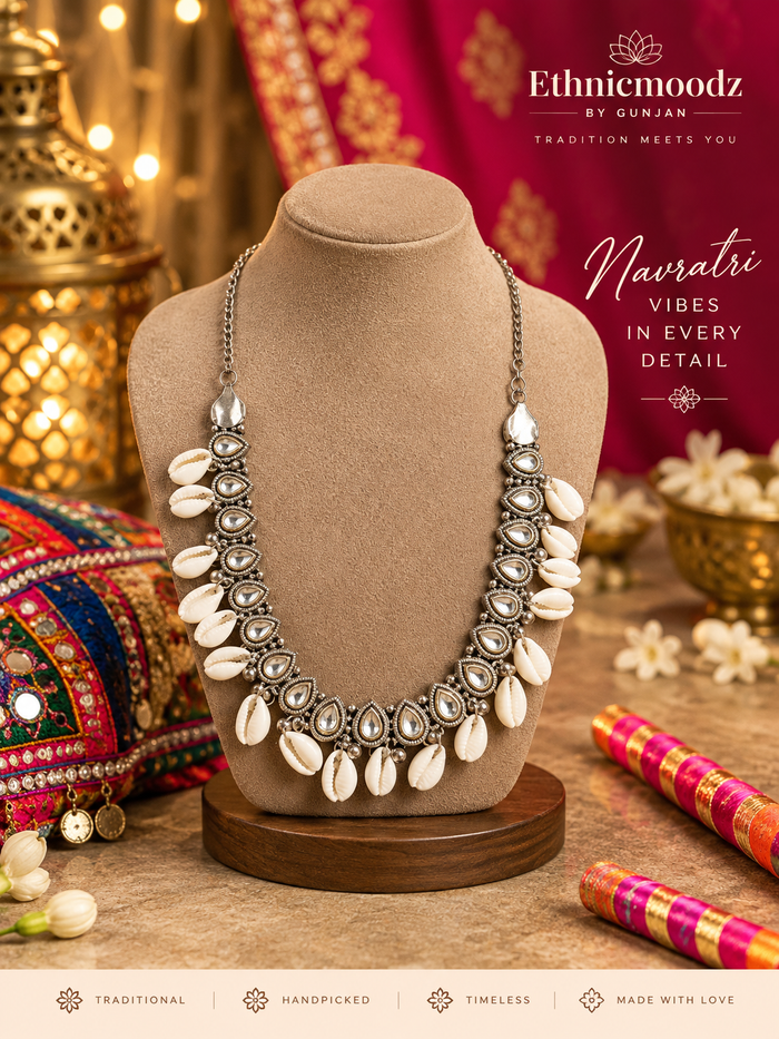 Navratri Shell Necklace