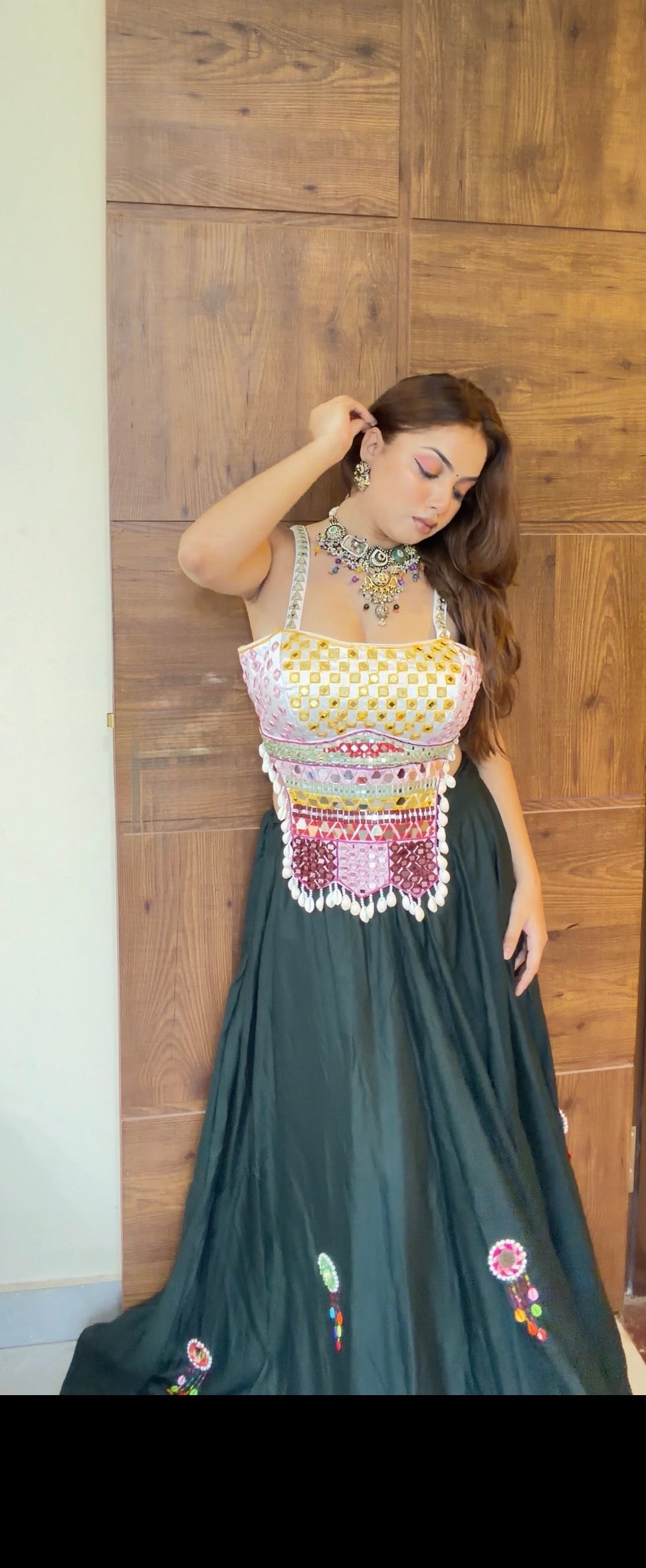 Rangrez Blouse Garba Set