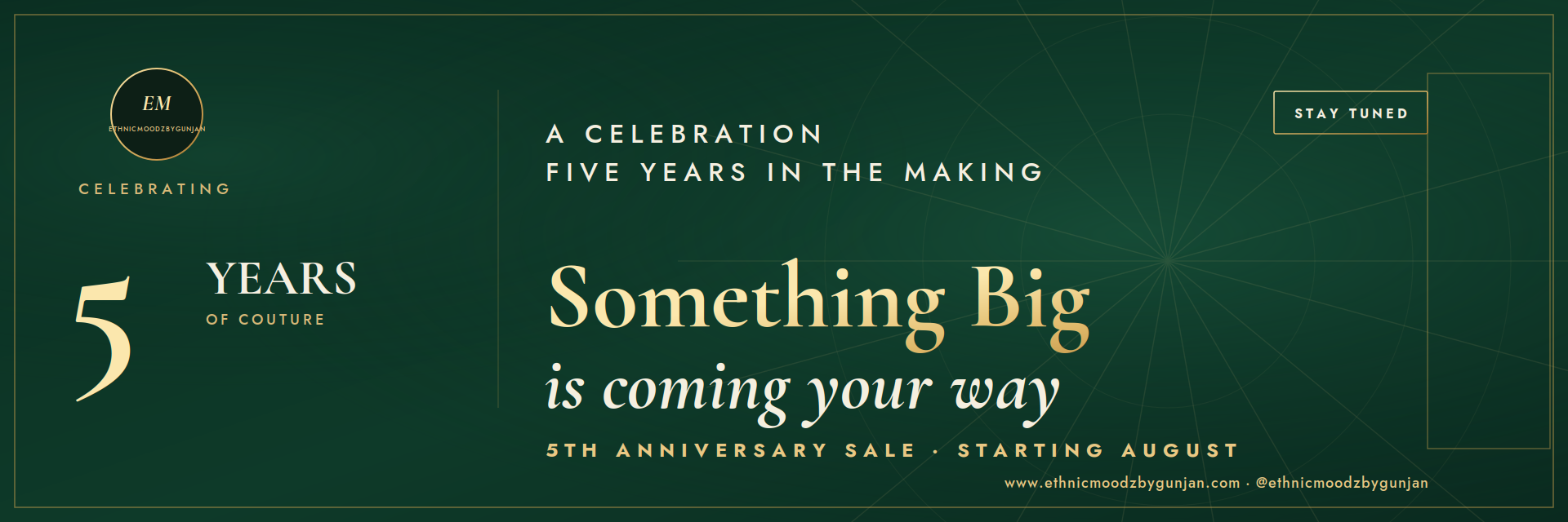 5th Anniversary Sale - Something Big is Coming